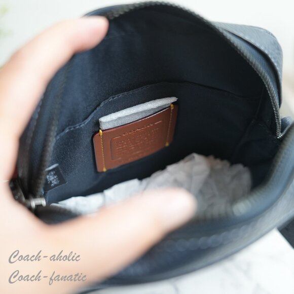 NWT Coach CAT78 Sullivan Crossbody Bag In Signature Canvas Denim/Midnight Navy - Picture 10 of 11